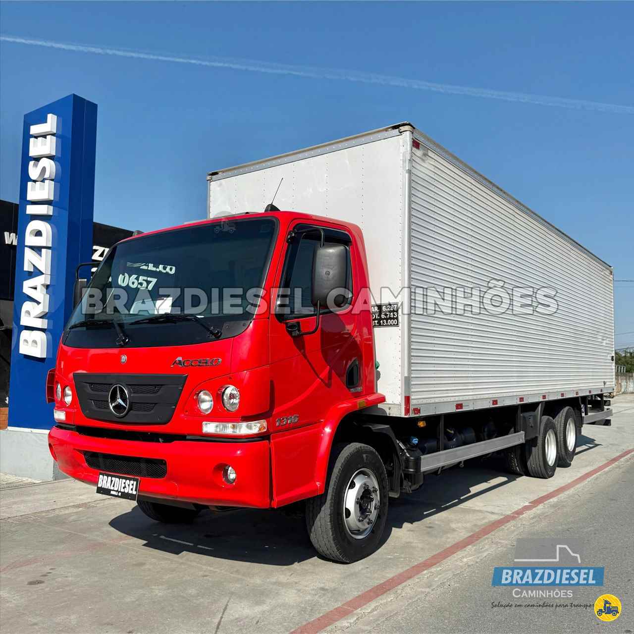 CAMINHAO MERCEDES-BENZ MB 1316 Baú Furgão 3/4 6x2 Brazdiesel Caminhões JOINVILLE SANTA CATARINA SC